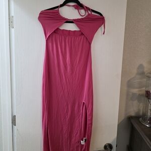 Elegant Pink Women's Dress